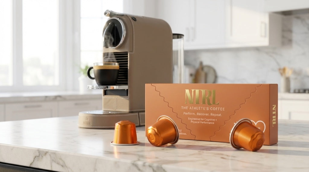 Athlete's Coffee capsule close-up